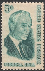 SC#1235 5¢ Cordell Hull Issue Single (1963) MNH