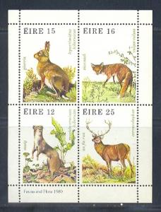 Ireland MNH sc# 483a Souvenir Sheet Animals 2014CV $2.50