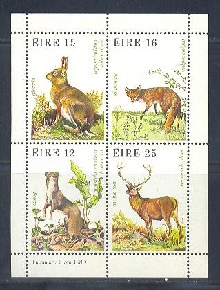 Ireland MNH sc# 483a Souvenir Sheet Animals 2014CV $2.50