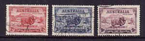 Australia-Sc.#147-9-used Merino Sheep set-Animals-1934-