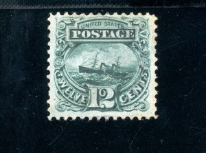 USAstamps Unused VF-XF US 1869 Pictorial Issue Scott 117 RG SCV $725+