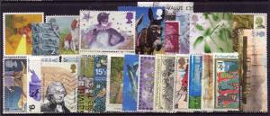 UK    24 LARGER ISSUES FU / USED DIFF  - UK005