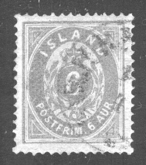 Iceland #10   VF, Used Cat. $35   ....   2790007