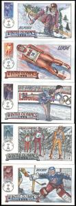 #2807-11 Winter Olympics Collins FDC Set
