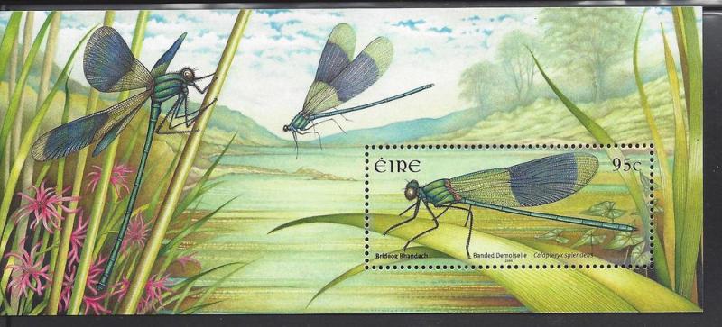 Ireland, 1861, Dragonflies S/S(1), **MNH**