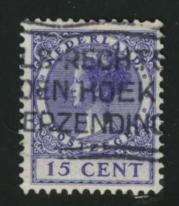 Netherlands Scott 153 used 1924 stamp