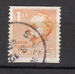 J25639 JLstamps 1941 sweden hv of set used #325 hazelius