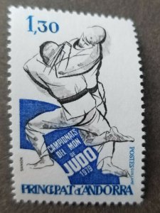 *FREE SHIP Andorra World Judo Championships Paris 1979 Sport Games (stamp) MNH