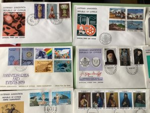 Cyprus first day covers 16 items Ref A1902