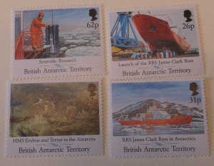 British Antarctica 184-7  MNH Ship Topical Cat $10.75 Full Set