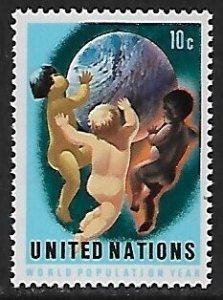 United Nations - N.Y. # 252 - Children & Globe - MNH.....{P1}