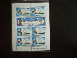 Stamps - Kiribati - Scott# 377-378 - Mint Never Hinged Souvenir Sheet