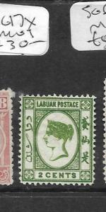 LABUAN (P3103B)  QV CAMEO 2C  SG 17X   MOG