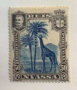 Nyassa 1901 Scott 32 MH - 50 R, Giraffe