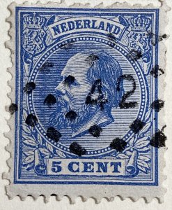 AlexStamps NETHERLANDS #23 VF Used