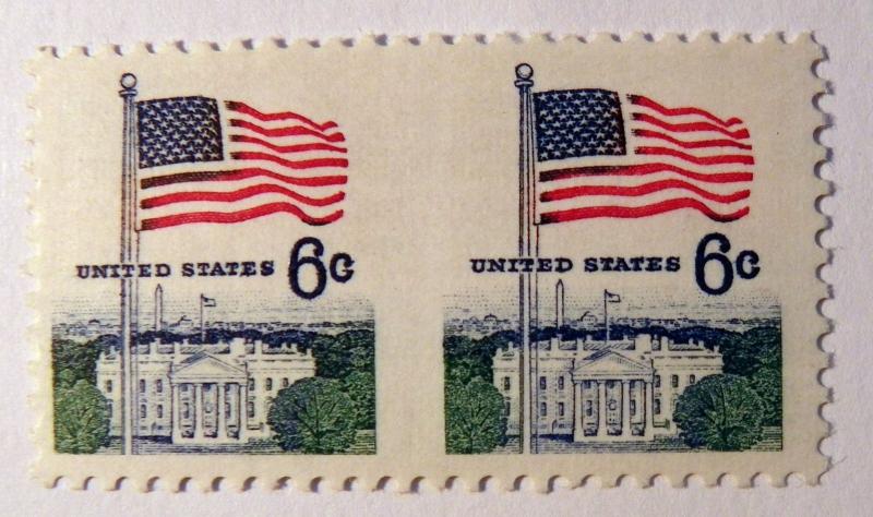 US Stamp #1338De IMP PAIR VF MNH OG