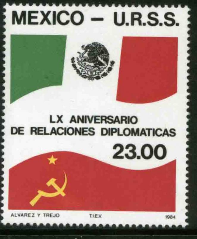 MEXICO 1358 Diplomatic Relations with the USSR MNH