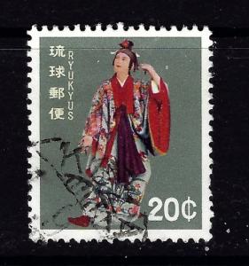 Ryukyu Is 84A Used From 1961-64 Dancer set