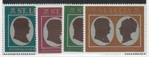 ST LUCIA #253-6 MINT HINGED COMPLETE