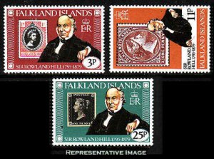 Falkland Islands MNH 291-3 Sir Rowland Hill Stamps On Stamps SCV 1.35