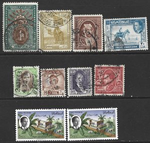 -COLLECTION LOT 10918 IRAQ 9 STAMPS 1923+ CV+$11