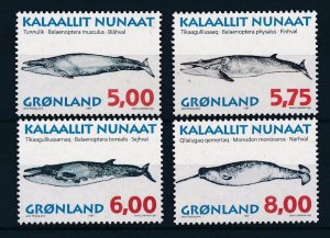 [29375] Greenland 1997 Marine life whales narwhal  MNH