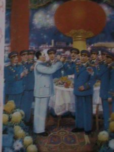 ​CHINA- GREAT LEADERS OF CHINA- MONGOLIA STAMPS CO.EDITION-IMPERF-MNH S/S-VF