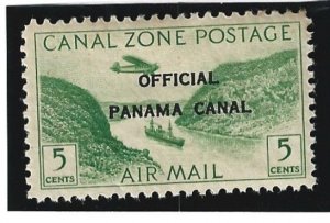 Canal Zone Scott #CO1 Mint 5c Official Air 2021 CV = $6.50