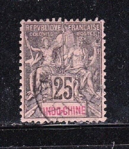 Indo China stamp #13, used