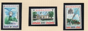 Barbados Sc 303-05 1968 Meteorological Day stamp set mint NH