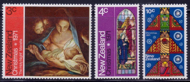New Zealand, 1971, Christmas Issue, MNH,++