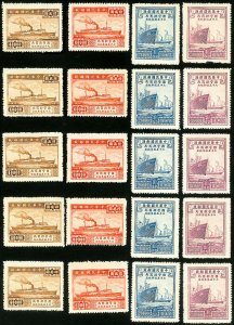 China Stamps # 800-3 MNH VF Lot of 9x sets
