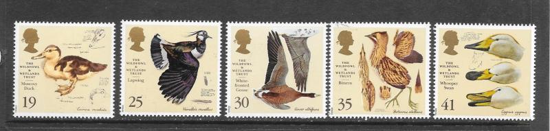 BIRDS - GREAT BRITAIN #1653-57