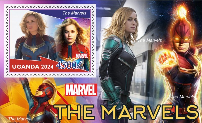 Stamps. Marvel 8 sheet perforated 2024 year