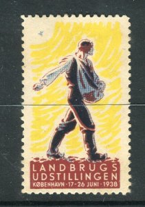 DENMARK 1938 early Special Stamp Landbrugs Udstillingen Mint value