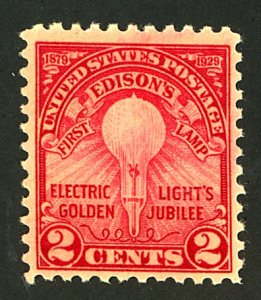 U.S. #654 MINT OG NH