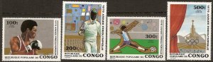 Congo MNH C257-60 Pre-Olympic Year 1979 SCV 11.00