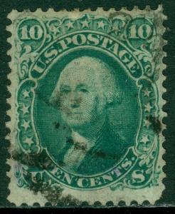 EDW1949SELL : USA 1868 Scott #96 Very Fine, Used. Pen id on reverse. Cat $250.00