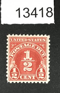 MOMEN: US STAMPS  # J69 MINT OG NH LOT #13418