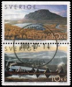 Sweden - Scott 2479 - Used - Attached Pair
