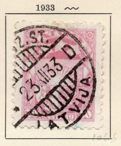 Latvia 1933 Early Issue Fine Used 20s. 228186