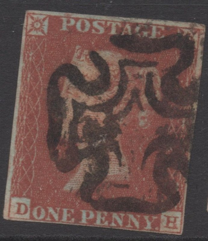 GB 1841 Queen Victoria QV Penny Red,  SG8, SG.8, VG, DH