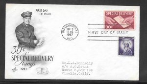 Just Fun Cover #E21 FDC Special Delivery ArtCraft Cachet (A1044)