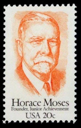1984 20c Horace Augustus Moses, Junior Achievement Scott 2095 Mint F/VF NH