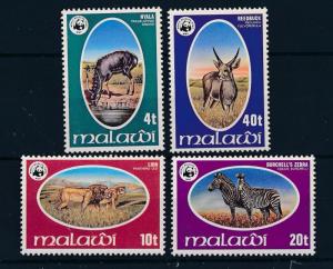 [54084] Malawi 1978 Wild animals WWF Lion Zebra MNH