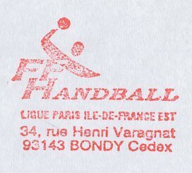 Meter cover France 2002 Handball