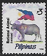 Philippines # 2218C - National Animal - Buffalo - used . . .  {GR42}