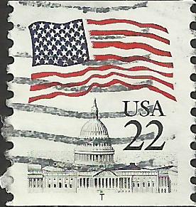 # 2115c USED FLAG OVER CAPITOL DOME