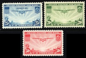 C20-22, Mint Superb NH Set of China Clipper Stamps -- Stuart Katz