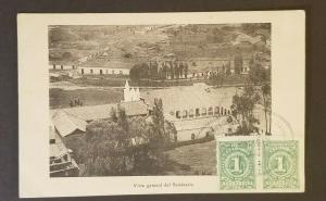 1912 Cucuta Columbia to Avignon France Seminary View RPPC Photo Postcard Cover